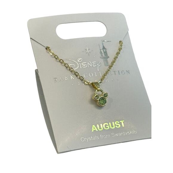 Swarovski Gold Mickey June Birthstone Necklace - Picture 1 of 1